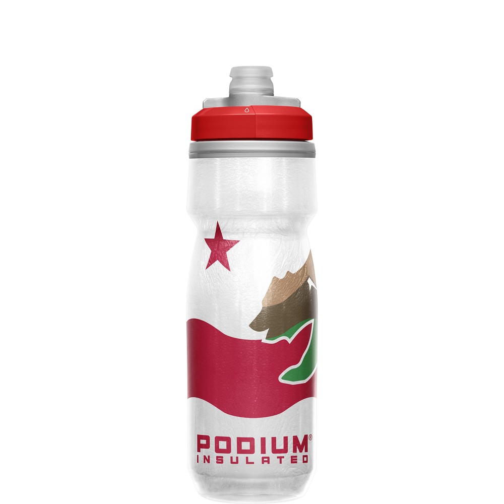 CamelBak Podium Chill Bike Insulated Squeeze Water Bottle California, 21oz