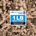 MagicWater Supply Crinkle Cut Paper Shred Filler-1LB Monster Kraft-Decorative & Protective Packaging for Bridesmaid Gifts & Bridesmaid Proposal Gifts Holiday Stuffers Birthdays Wedding & Anniversaries