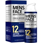 PENEBELLA Mens Face Moisturizer - Deep Hydrating & Anti Aging Mens Lotion | Made in Europe | Vitamin C+E, Elastin, Hyaluronic 4D - Face Cream for Daily Use - Eye, Face & Neck Skin Care