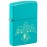 Zippo Thunderbird Western Design Flat Turquoise Pocket Lighter