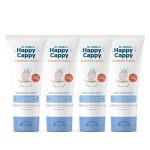 Happy Cappy Moisturizing Cream - Baby Eczema Cream, Eczema Lotion for Kids, Pediatrician-Formulated, Gentle, Paraben Free, Hypoallergenic, Soothes Dry Skin - 6 Fl Oz (Pack of 4)