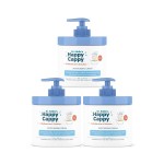 Happy Cappy Moisturizing Cream - Baby Eczema Cream, Eczema Lotion for Kids, Pediatrician-Formulated, Gentle, Paraben Free, Hypoallergenic, Soothes Dry Skin - 12 Fl Oz (Pack of 3)