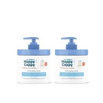 Happy Cappy Moisturizing Cream - Baby Eczema Cream, Eczema Lotion for Kids, Pediatrician-Formulated, Gentle, Paraben Free, Hypoallergenic, Soothes Dry Skin - 12 Fl Oz (Pack of 2)