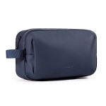 BAGSMART Toiletry Bag for Men, Travel Toiletry Organizer Dopp Kit Water-resistant Shaving Bag for Toiletries Accessories, Door Room Essentials,Navy Blue-basic