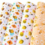 Titiweet Bee Wrapping Paper - Birthday Wrapping Paper for Girls Women, 12 Sheets bees wrap for Birthday Holiday, 20 x 28 Inches Per Sheet (Bee(12 sheets))