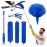 Dusters for Cleaning, Newliton Duster with Extension Pole Microfiber Ceiling Fan Cobweb Duster, Long Duster for High Ceilings Wall Refrigerator Appliance Baseboard Home Furniture Blinds