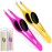 Professional Eyebrow Tweezers Pointed Tip Stainless Steel 2,3xPcs Set, Non-Slip Grip Point Tip Tweezers for Facial Hair, Plucking Removing Ingrown Hairs, Tweezer for Women Men