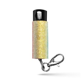 Guard Dog Security Bling it On Pepper Spray Keychain with Safety Twist Top Mini and Easy Carry Lightweight and Fashionable Maximum Police Strength OC Spray 16 Feet Range 0.5 fl oz