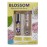 Blossom Moisturizing Scented pH Color Changing Crystal Lip Balm Strawberry Scented Lip Stain Tint, Mini Coconut Rollon Scented Lip Gloss, Infused with Real Flowers, 2 pk, Coconut/Purple