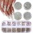 VOTACOS Nail Art Rhinestones Flatback Rhinestones Nail Charms Fine Glitter Nail Art Supplies Mixed AB Crystals Nail Gems 1mm Glitter Powder Luxury Design Nail Accessories for Women Nail Decorations.
