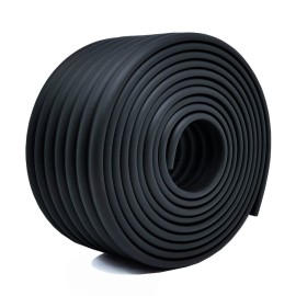 M2cbridge Multifunctional Edge and Corner Guard Coverage Baby Safety Bumper DIY (Black 13.1ft)