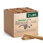 Plow & Hearth 2 LBS Fatwood Fire Starter Sticks Organic Kindling, Easy Ignition Fat Wood, All Natural Firestarters for Fire Pit, Wood Stoves, Fireplaces, Campfires, Bonfires, BBQ