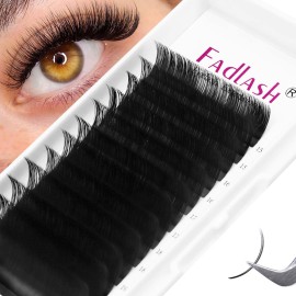 Eyelash Extensions 0.03 J Curl 15-20mm Regular Volume Lash Extensions Premium Silk Volume & Classic Lashes Matte Dark Professional Eyelash Extension Supplies (0.03-J, 15-20mm Mix)