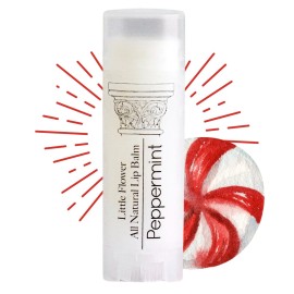 Peppermint Essential Oil Lip Balm - All Natural Handmade Chapstick - Stocking Stuffers for Men and Women