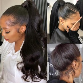 catti Body Wave 360 Lace Front Wigs Human Hair Full Lace Frontal Wigs for Black Women 360 HD Lace Front Wigs Pre Plucked with Baby Hair Glueless Body Wave Lace Front Wig (16 Inch)