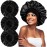 3PCS Extra Large Satin Bonnets for Sleeping, Hair Bonnets for Black Women Braids Curly Hair, H