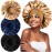 3PCS Extra Large Satin Bonnets for Sleeping, Hair Bonnets for Black Women Braids Curly Hair, F