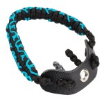 SUNYA Archery Bow Wrist Sling, 550 Paracord Strap Comfortable on Hand.100% Full Grain Leather Yoke, Multiple Camo Colors.Fit Compound Bow Stabilizer & Recurve. (Mirage-C1)