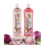 NATURAL SANT - Onion Biotin and Rosemary Shampoo & Treatment Set for Stronger, Thicker and Longer Hair - Soft and Shine, Hair Loss and Thinning, Growth Shampoo, Paraben Free, Silicone Free