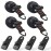 CONBOLA Suction Cups Hooks 8 pcs Car Camping Essentials Heavy Duty Tie Down Suction Cup Camper Accessories with Securing Hook Strong Power for Car Awning Boat SUV Tent Trap Window Glass.(8 pcs)
