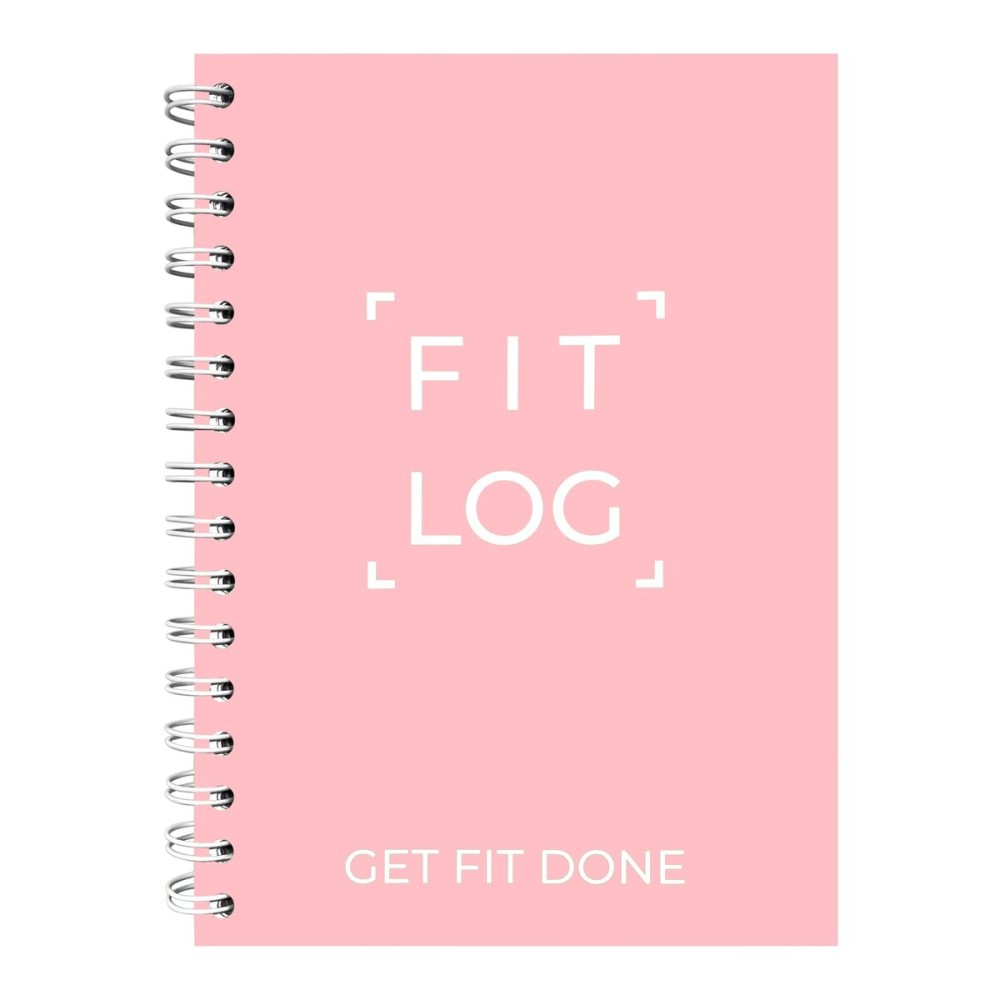 Fitness Journal & Workout Planner - Designed by Experts Gym Notebook, Workout Tracker, Exercise Log Book for Men Women - Crystal Rose