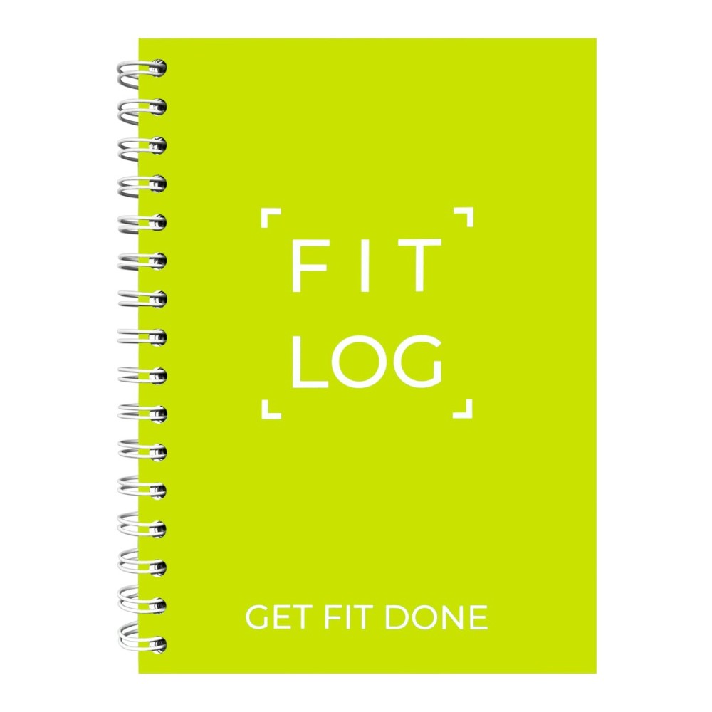 Cossac Fitness Journal & Workout Planner - Designed by Experts Gym Notebook, Workout Tracker, Exercise Log Book for Men Women - Green Glow