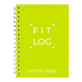 Cossac Fitness Journal & Workout Planner - Designed by Experts Gym Notebook, Workout Tracker, Exercise Log Book for Men Women - Green Glow