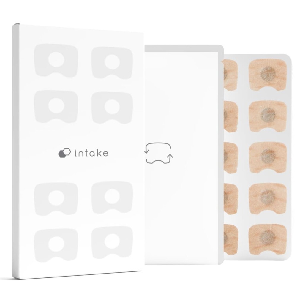 Intake Breathing Refill Tabs (30 Count) - Magnetic Nasal Strips for Sleeping - Snoring Solution - for Better Breathing, Sleep & Exercise, All-Night Comfort