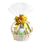 Morepack Large Cellophane Bags for Gift basket 24x30 Inches Clear Basket Bags 5 Pieces