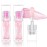 BANGFENG Big Brush Head Hydrating Lip Glow Oil Plumping Lip Tint, Transparent Lip Care Lip Gloss Tinted Lip Balm, Moisturizing Non-sticky Shiny Texture Lip Oil - Coconut (Clear)