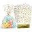 OQOFA 200 Pcs Star Printed 5X7 Gift Wrap Cello Cellophane Clear Candy Cookie Treat Bags Plastic Poly Goodie Storage Bags with Twist Ties for Bakery, Birthday, Wedding, Party