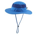 Home Prefer Men\'s Sun Hat UPF 50+ Wide Brim Bucket Hat Windproof Fishing Hats (Bright Blue)