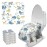 Blissful Diary 20 Pcs Toilet Seat Covers Disposable for Toddlers & Adults, Extra Large Waterproof, Portable Package for Travel, Kids Potty Training
