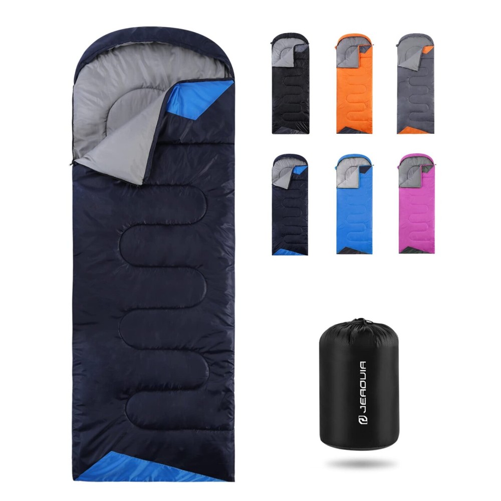 Sleeping Bags for Adults Warm Weather -Backpacking Ultralight Waterproof Sleeping Bag for Boys Girls Youth for Camping Hiking Outdoor Travel Hunting with Compression Sack