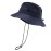 woogwin Waterproof Bucket Rain Hat with Chin Strap Quick Dry Packable Boonie Sun Hat Safari Hat UV Protection(Navy)