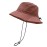 woogwin Waterproof Bucket Rain Hat with Chin Strap Quick Dry Packable Boonie Sun Hat Safari Hat UV Protection(Red)