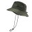 woogwin Waterproof Bucket Rain Hat with Chin Strap Quick Dry Packable Boonie Sun Hat Safari Hat UV Protection(Green)