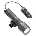 Feyachi Rifle Light 1200LM 22500Candela WL25 Tactical AR Flashlight LED Outdoor Light with Pressure Switch & Picatinny/Mlock Rail Mount, 3 Modes - High/Low/Strobe