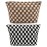 SOIDRAM 2 Pieces Makeup Bag Large Checkered Cosmetic Bag Capacity Canvas Travel Toiletry Bag Organizer Cute Makeup Brushes Aesthetic Accessories Storage Bag for Women, Checkered L Black Brown