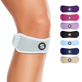 Sleeve Stars Swedish Brand Patellar Tendon Support Strap for Women & Men Effective Osgood Schlatter Knee Brace Youth & Kids Knee Brace with 3 Adjustable Length fits 12-24 (Pair/Mint Green/Adult)