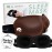 Nidra Contoured Sleep Mask for Side Sleepers - Zero Pressure Fit, Light Blocking Eye Shade for Sleeping & Travel - Brown, Standard Size