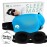 Nidra Contoured Sleep Mask for Side Sleepers - Zero Pressure Fit, Light Blocking Eye Shade for Sleeping & Travel - Blue, Standard Size