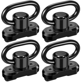 CVLIFE 1.25 360 Rotation Sling Swivel for Two Point Sling, 4 Pack