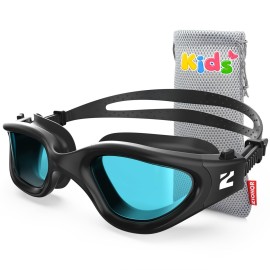 ZIONOR Kids Swim Goggles, G1MINI SE Anti-Fog Swimming Goggles for Kid Child 6-14