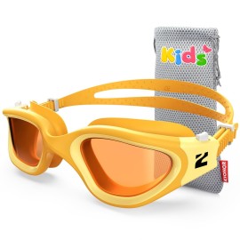 ZIONOR Kids Swim Goggles, G1MINI SE Anti-Fog Swimming Goggles for Kid Child 6-14