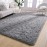 AROGAN Luxury Soft Area Rugs for Bedroom Living Room Plush Shag Rug 4x6 Feet, Grey Fluffy Rug for Kids Girls Playroom Dorm, Shag Shag Fuzzy Carpets Plush Rug for Teen Boys Nursery