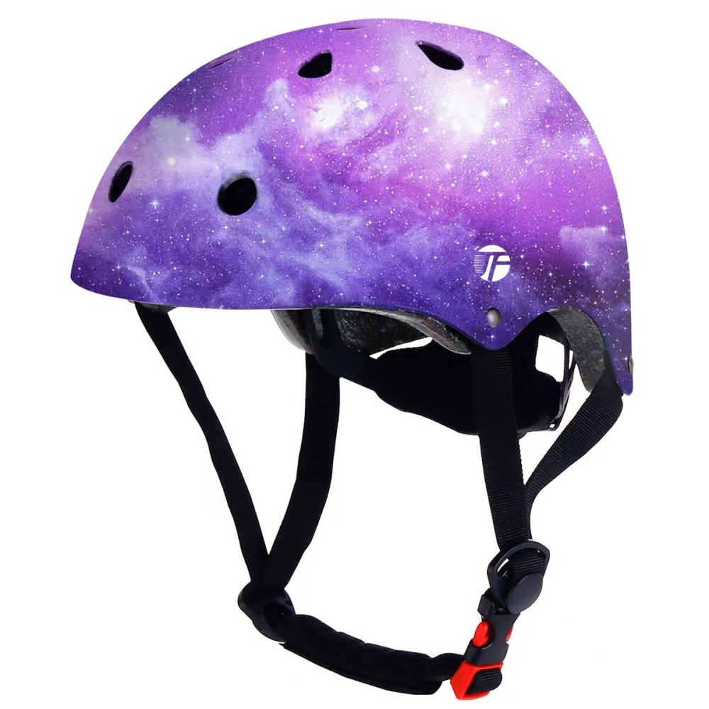 JEEFREE Adjustable Color Gradient Toddler Kids Bike Helmet for 3-5-8-14+Ages Girls Boys.Skateboard Bicycle Toddler Helmet 2-4 Years for Multi-Sports Cycling Scooter Inline Roller Skates Rollerblading