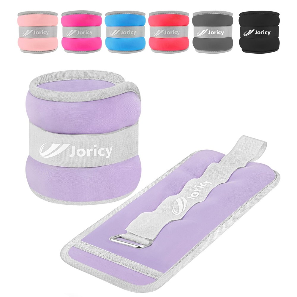 Ankle Weights, Wrist Leg Arm Weights for Women Men Kids Child with Adjustable Straps, Strength Training Weighted for Jogging, Running, Walking, Fitness, Gym Workout - 10LBS Pair (5 LB Each Weight),