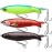 TRUSCEND Fishing Lures with BKK Hooks, Whopper Fishing Lures for Freshwater or Saltwater, Floating Lure for Bass Catfish Pike, Fishing Wobble Surface Bass Bait Teasers Fishing Gifts for Men