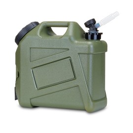 UPWOIGH Camping Water Container, 2.6 Gallon Small(13.1x12x5.3in) Water Containers Jug, Truly No Leakage Water Storage, Green Water Tank,BPA Free Portable Emergency Water Can for Camping, Hiking